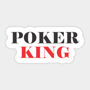 Poker King Sticker